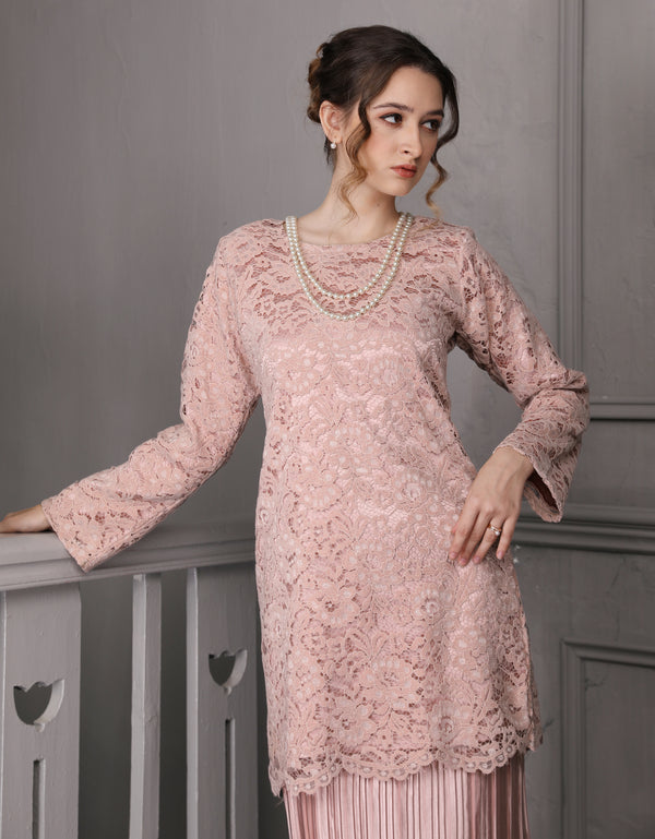 BAJU KURUNG MODEN ANVI (DUSTY ROSE)